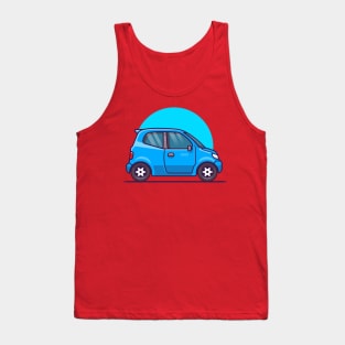 Car Cartoon Illustration Tank Top